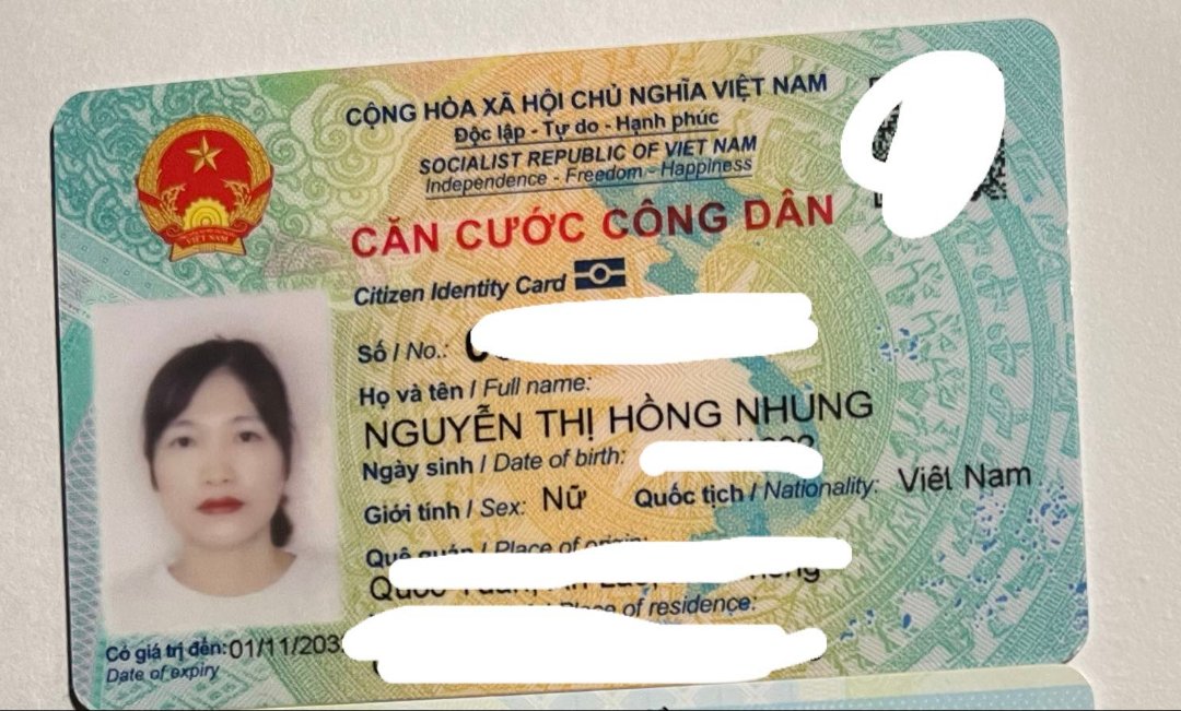 Up Rơi ví giấy tờ Nguyễn Thị Hồng Nhung rơi HCM