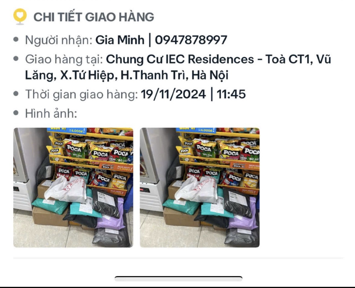 Tìm túi đồ tại chân chung cư IEC Residences Thanh Trì