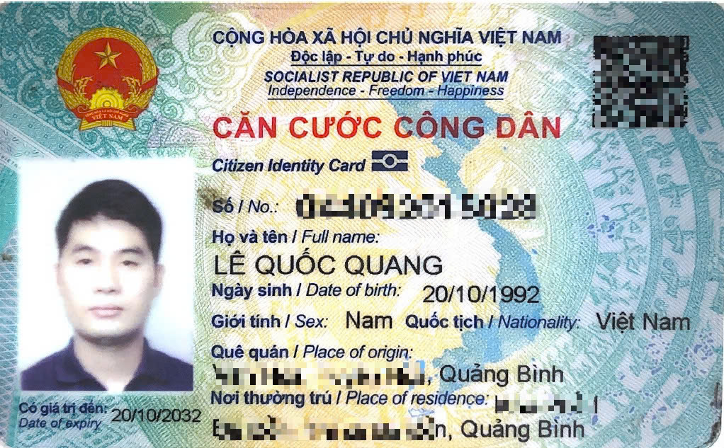 Rớt ví/ giấy tờ tùy thân Lê Quốc Quang 1992 rơi ở bến xe liên tỉnh , Tp Đà LẠt