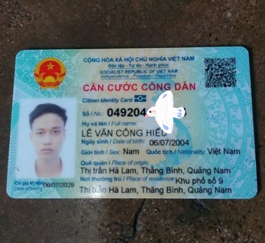 Lê Văn Công Hiếu 2004 rơi ở nguyễn thành ý đến thăng long, đà nẵng 