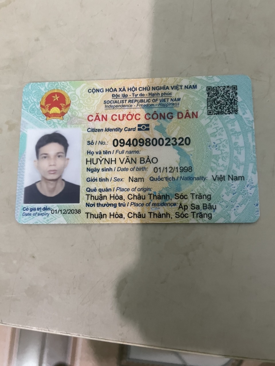Mình có rơi mất cccd và blx