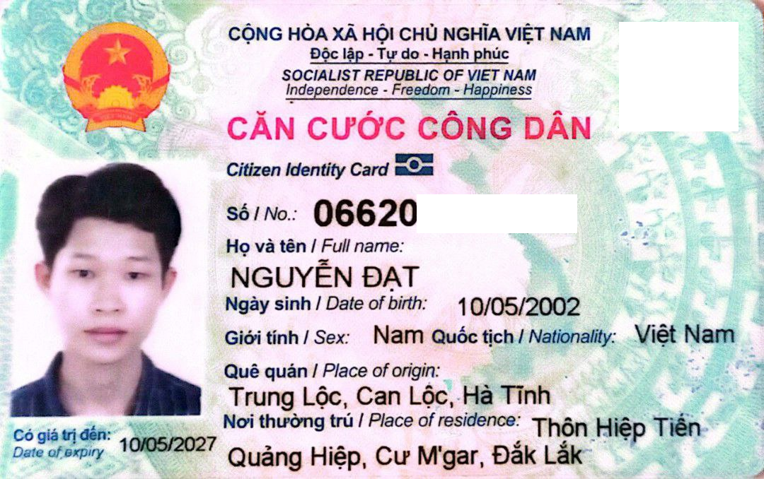 Nguyễn Đạt khu đô thị Sala, rơi giấy tờ bóp nâu