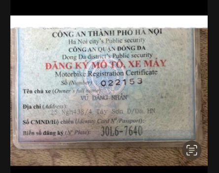 Em có đánh rơi một số giấy tờ Tên Lê Văn Chung