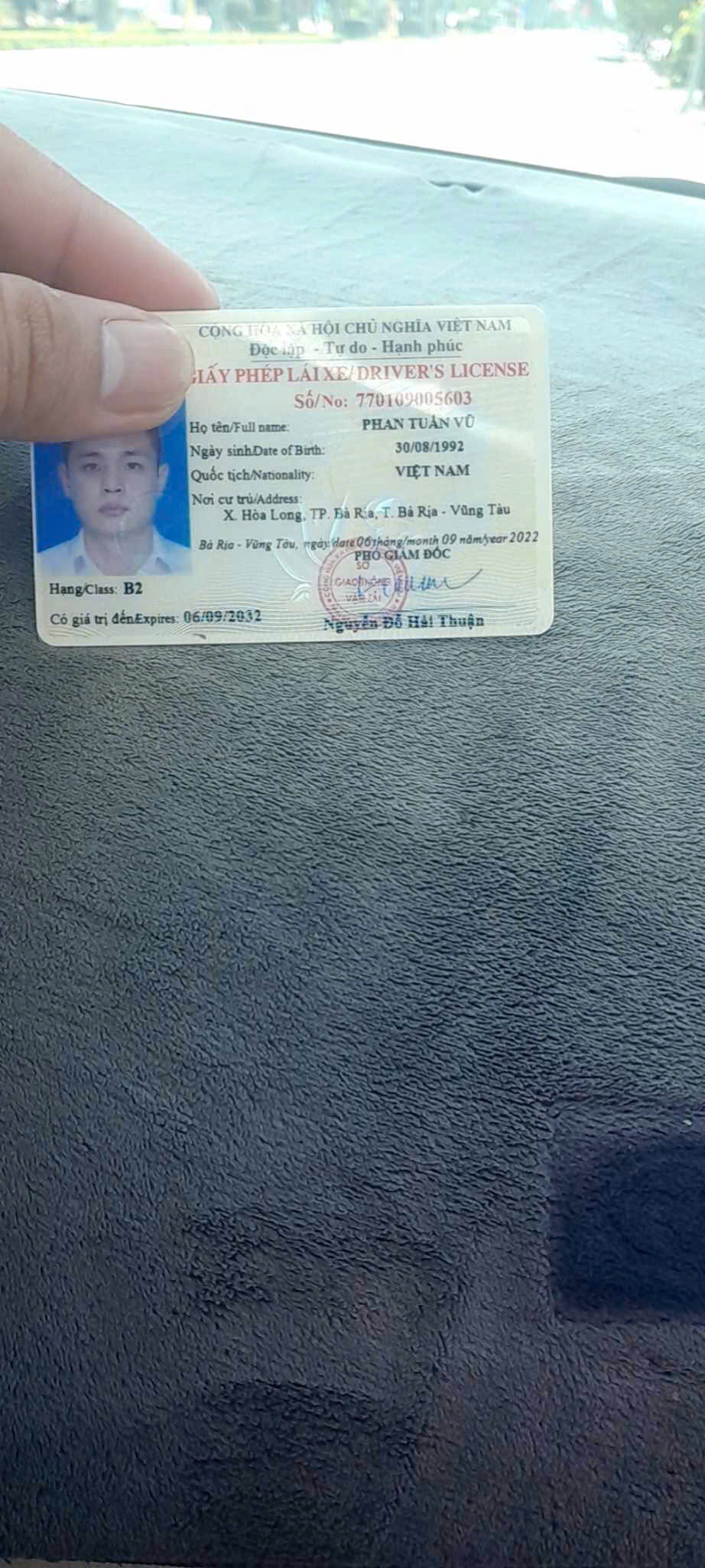 Nhặt được đồ gần trạm csgt Ninh An, thj xã Ninh Hòa, Khánh Hòa