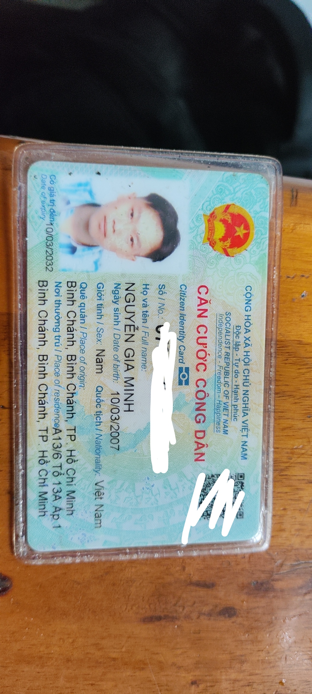 Rơi ví 2cccd giấy tờ mua xe 1 thẻ ngân hàng 